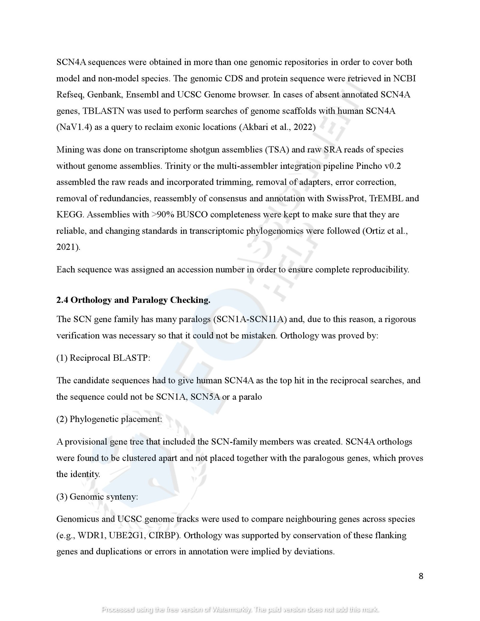 SCN4A Protein Evolution of amphibians species_00011