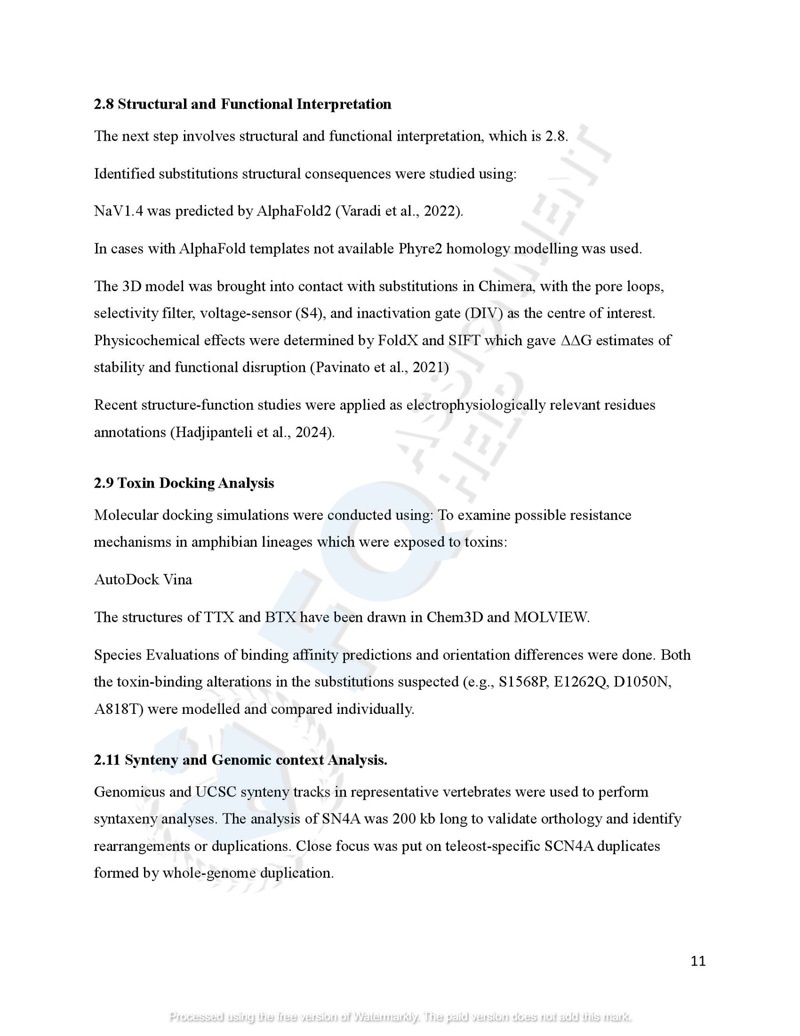 SCN4A Protein Evolution of amphibians species_00014